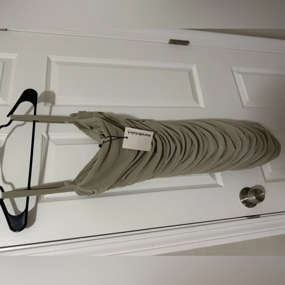 Adalyn Mini Dress - Stone - Picture 2 of 7